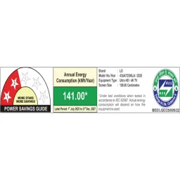 LG UA7350 108 cm (43 inch) 4K Ultra HD LED Smart WebOS TV with a5 AI Processor 4K Gen7 (2025 Model) image 2