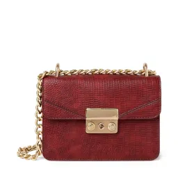 KLEIO Mini Cross Body Sling Bag Maroon image 2