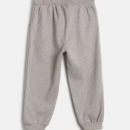 MINI KLUB Infants Boys Brown Solid Pure Cotton Joggers image 2