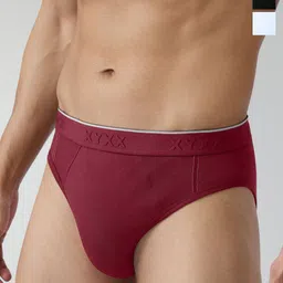 XYXX Men Pack Of 3 Anti Microbial Cotton Basic Briefs XYBRF3PCKN862-image-99