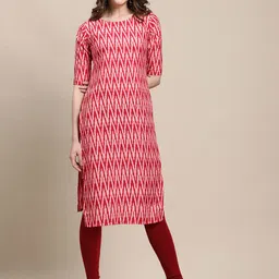 7threads KALINI Women Pack of 6 Printed Crepe Kurtas image 4