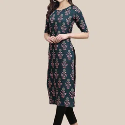 7threads KALINI Women Geometric Summer Sheers Crepe Kurta  [PACK OF 6] image 5