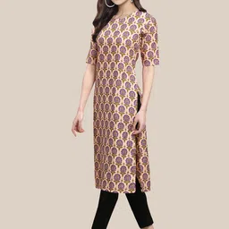 7threads KALINI Women Pack Of 6 Printed Summer Sheers Crepe Kurta image 5