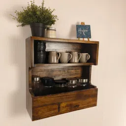 symplify Florentine Wooden Wall Shelf Organiser image 5