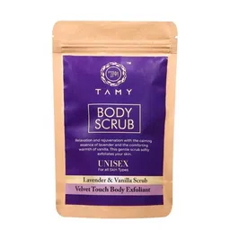 TAMY Lavender & Vanilla Body Scrub | Gentle Exfoliating Powder for Smooth, Radiant Skin - 400g image 1