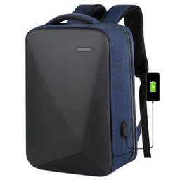 pyb Amigo - Hard shell Laptop Bagpack Bag, 16 inch, Waterproof, Anti-theft TSA lock, USB Charging port, Compartments for devices, Passport/Card Holder image 1