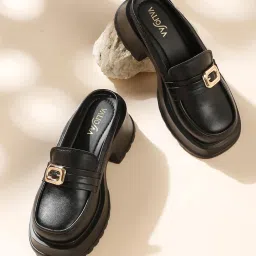 VALIOSAA Black Smart Loafers-picture-13