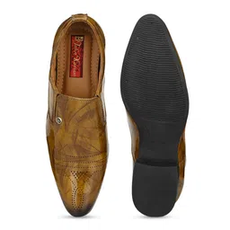 John Karsun Men Printed Formal Slip-On Shoes image 2