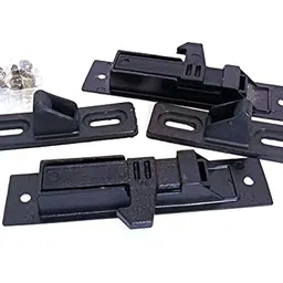 Aluminium Sliding Window Concealed Lock (2 Pcs) (Black) image 4