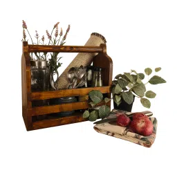 symplify Adora Wooden Bottle & Cutlery Holder-picture-16
