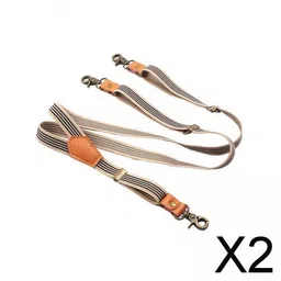 club bollywood The Style Sutra 2xSuspenders for Men Swivel Hooks Casual Fashion Adjustable Braces Mens Womens|Clothing Shoes & Accessories | Mens Accessories | Suspenders Braces image 2