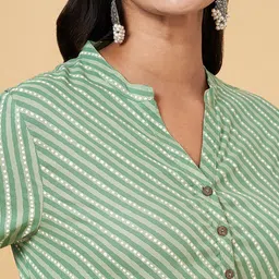 RANGMANCH BY PANTALOONS Leheriya Printed Kurta image 2