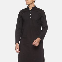 Sethukrishna Men Black Cotton Kurta-picture-22