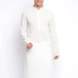 here&now x sanwara Sanwara Ethnic Motifs Embroidered Chikankari Kurta image 1