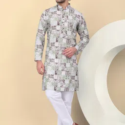 KRAFT INDIA Men Pathani Kurta-picture-19