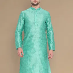 here&now x sanwara Sanwara Mandarin Collar long Sleeves Straight Kurta-picture-16