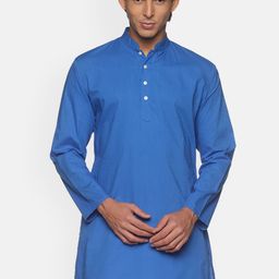 Sethukrishna Men Blue Cotton Kurta-picture-32