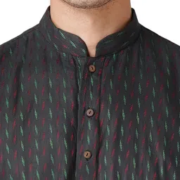 ZOIS Men Thread Work Kurta image 2