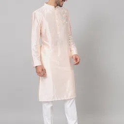 HILO DESIGN Floral Embroidered Straight Kurta image 4