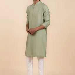 Tasva Mandarin Collar Straight Kurta image 3