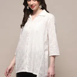 Biba Women Ethnic Motifs Embroidered Thread Work Kurta image 4