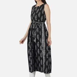 SkyaSia Sleeveless Floral Printed A-Line Kurta image 2