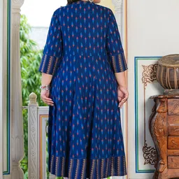 KALINI Plus Size  Printed Anarkali Kurta image 5