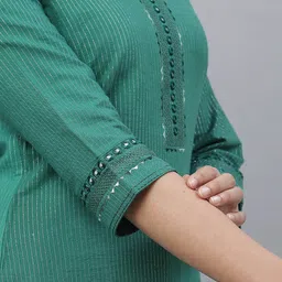 AURELIA Round Neck Regular Kurta image 5