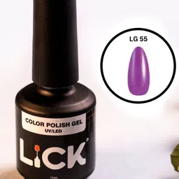 LICK UV/LED Long Lasting Gel Nail Polish - 15 ml - Purple - LG 55-picture-13