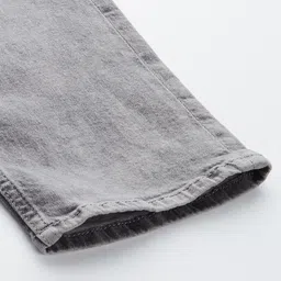 u.s. polo assn. denim co. U S Polo Assn Denim Co Men Grey Slim Fit Mildly Distressed Light Fade Stretchable Jeans image 5