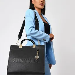 steve madden Briches Brand Debossed Tote Bag image 1