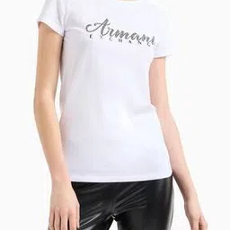 armani exchange Women Half-Sleeves Essentials T-Shirt-picture-21