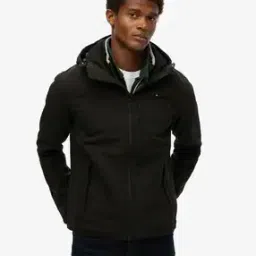Men Soft Shell Trekker Regular Fit Hoodie-image-20