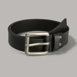 gas Men Patterned Metropolitan Leather Belt with Buckle Closure image 1