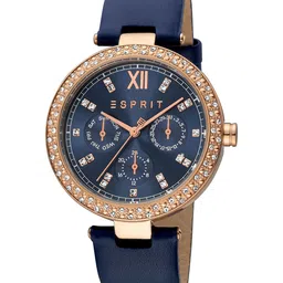 ESPRIT Women Brass Dial & Leather Straps Analogue Watch ES1L189L1035-picture-11