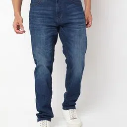 gas Mid-Wash Straight Fit Jeans-picture-26