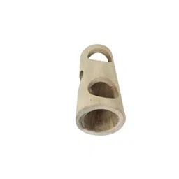 KSK Natural Bamboo Wood Hamsters Tunnel Exercise Tube Chew Toy Forest Hollow Bamboo Trunk Tunnel Tube Toy for Small Animals image 4
