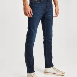 la martina Lightly Washed Tapered Fit Jeans image 2