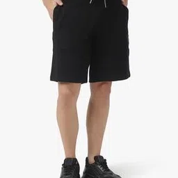 armani exchange Mid-Rise Flat-Front Bermuda Shorts-picture-12