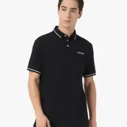 armani exchange Pima Cotton Polo T-Shirt with Contrast Piping-picture-15