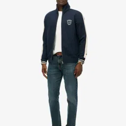 superdry Men Athletic Club Regular Fit Zip-Front Sweatshirt image 2