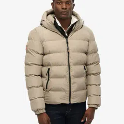 superdry Hooded Sports Regular Fit Puffer Jacket image 2