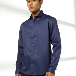 netplay Men Micro Print Slim Fit Cotton Shirt image 2