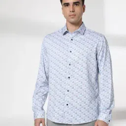 netplay Men Floral Print Slim Fit Shirt image 2