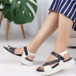 elle Women Sling-back Sandals with Synthetic Upper image 2