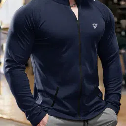 eyebogler Men Regular Fit Jacket with Zip-Front image 2