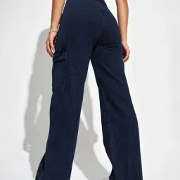 buda jeans co Women Straight Jeans with High Rise Waist image 2