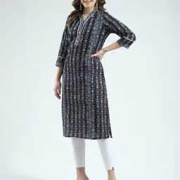 monte carlo Women Micro Print Straight Kurti image 2