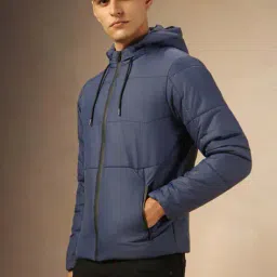 dennislingo premium attire Men Regular Fit Puffer Hooded Jacket image 2