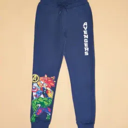 pantaloons junior Boys Avengers Print Mid-Rise Cotton Joggers image 2